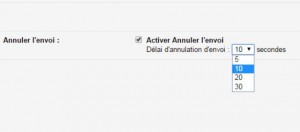annuler l'envoi gmail