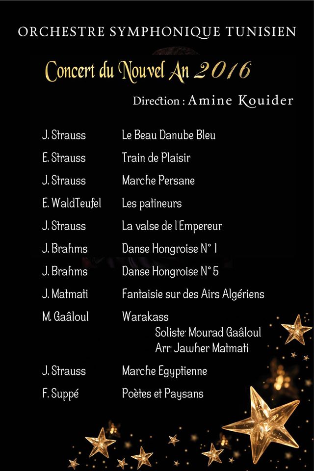 programme concert nouvel an 2016