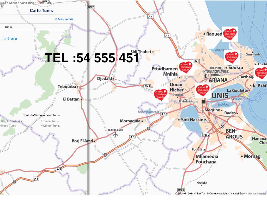 un repas pour chaquetunisien map