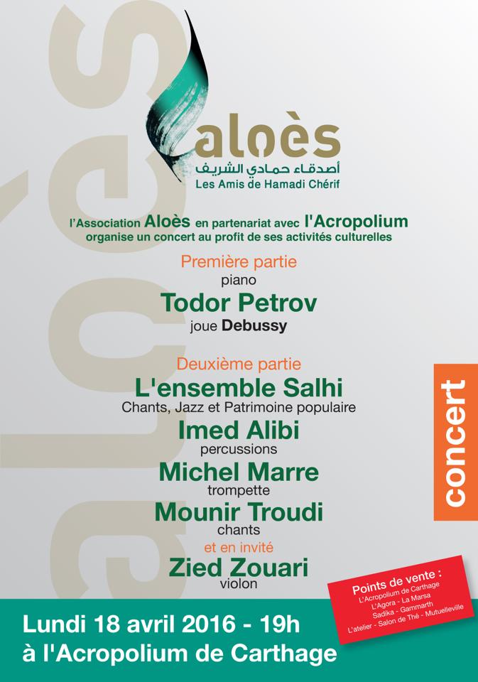 concert aloès affiche