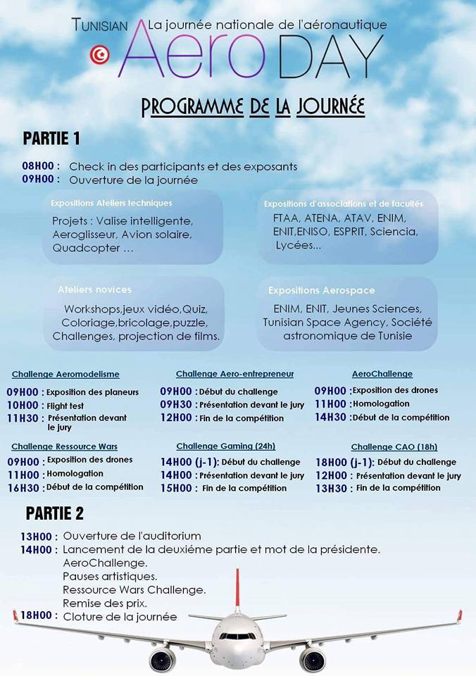 programme tunisian aeroday 2016