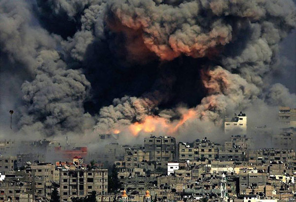 gaza-bombardement