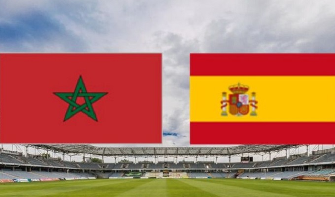 match maroc espagne