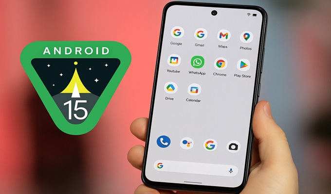 logo android 15