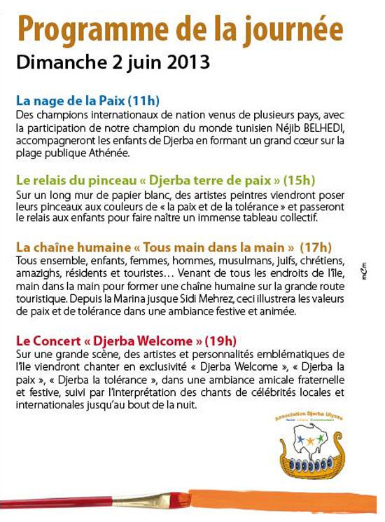 programme-de-la-journee-djerba